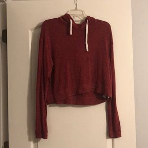 Long sleeved cropped shirt